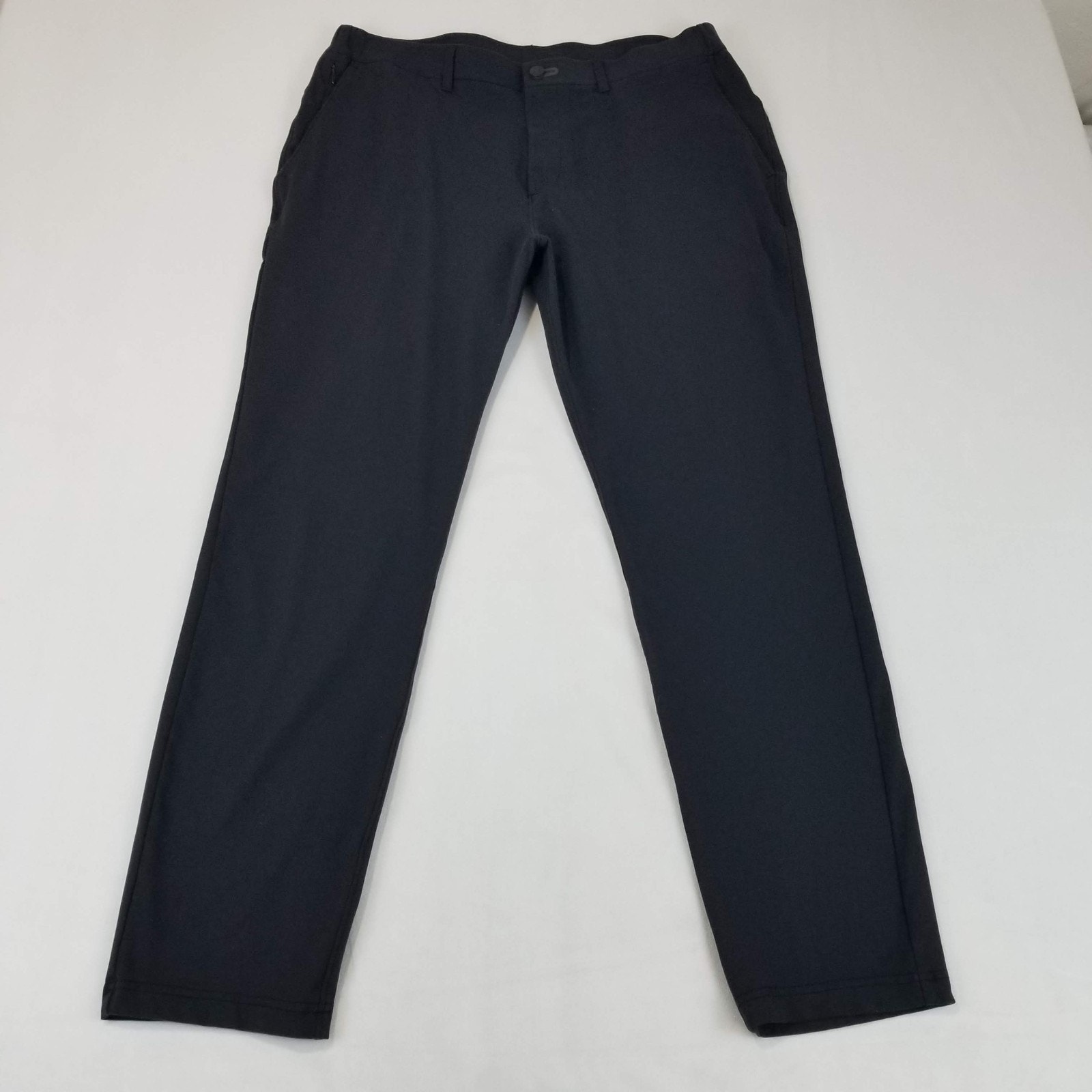 Public Rec Gamechanger Pants Men 34/30 Black Stretch Chinos Business Golf Travel